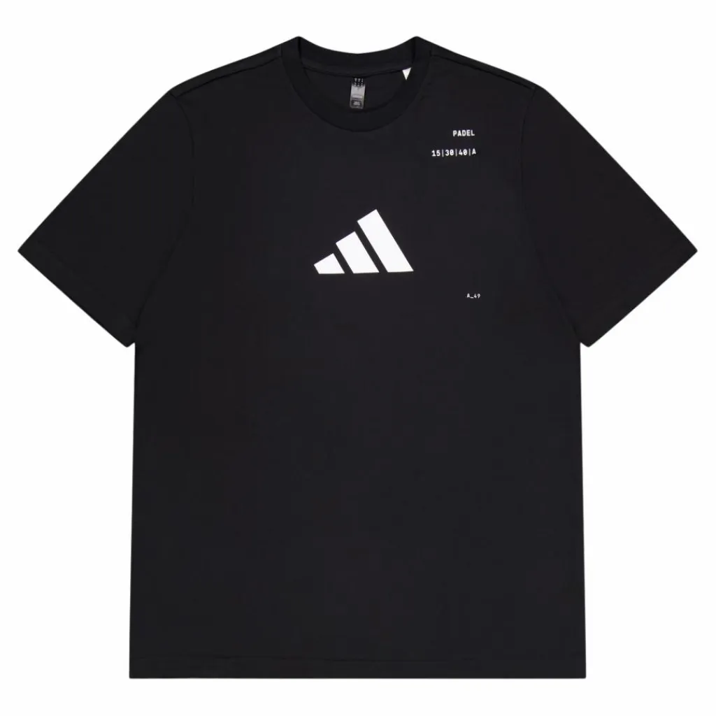 adidas Tennis Padel Graphic Tee Black* Racketsporter