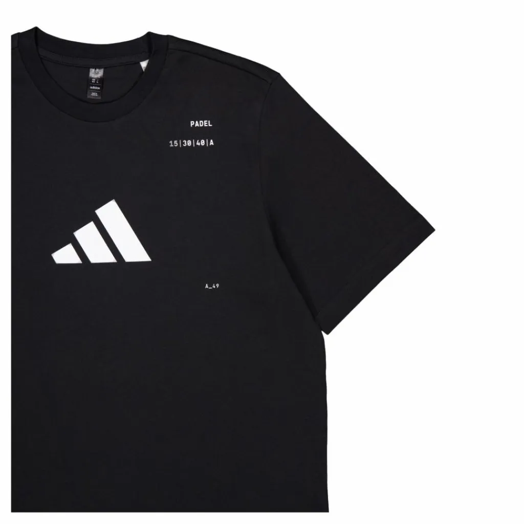 adidas Tennis Padel Graphic Tee Black* Racketsporter