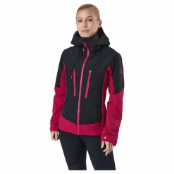 Halti Pallas W Ii Warm Hybrid Jacket Cerise Pink - Black* Alpint|Jackor