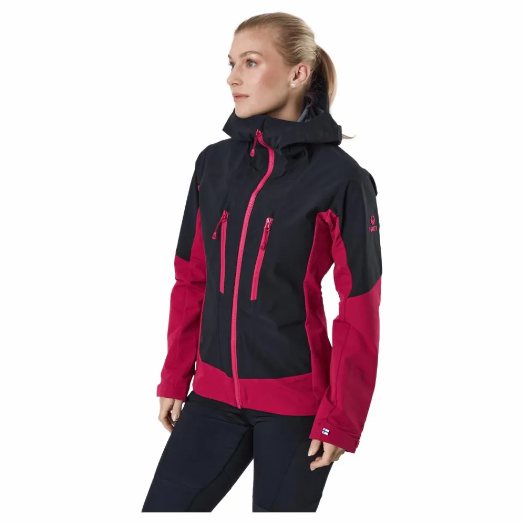 Halti Pallas W Ii Warm Hybrid Jacket Cerise Pink - Black* Alpint|Jackor