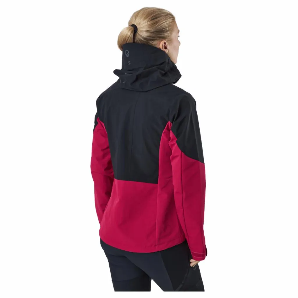 Halti Pallas W Ii Warm Hybrid Jacket Cerise Pink - Black* Alpint|Jackor