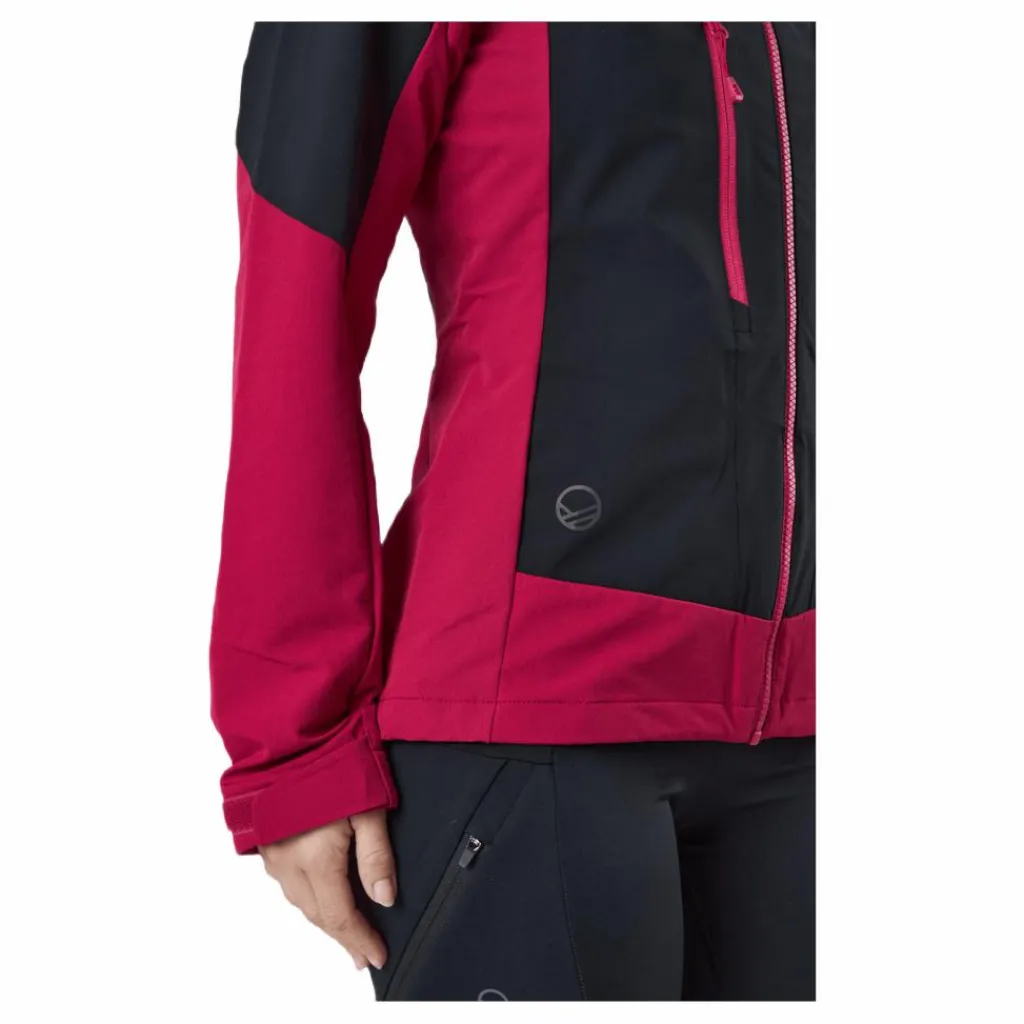 Halti Pallas W Ii Warm Hybrid Jacket Cerise Pink - Black* Alpint|Jackor