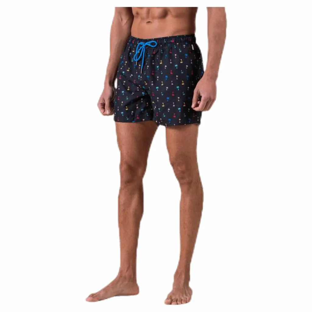 Happy Socks Palm Beach Swim Shorts Black* Simning|Badkläder