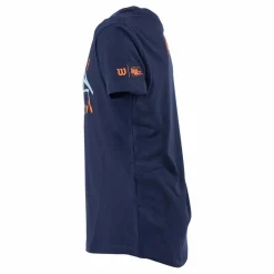 Wilson Paris 2022 Tech Tee Peacoat* T-Shirts|Racketsporter