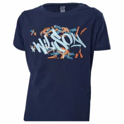 Wilson Paris 2022 Tech Tee Peacoat* T-Shirts|Racketsporter