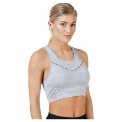 BLACC Passion Crop Top Grey* Yoga|Sport-Bh:Ar