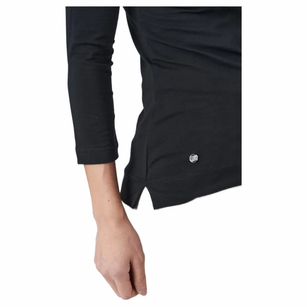 Daily Sports Patrice 3/4 Polo Shirt Black* Golf|Tröjor