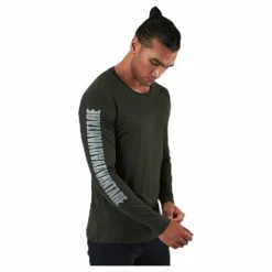 Björn Borg Perf Night LS Tee Green* Tröjor|Träning