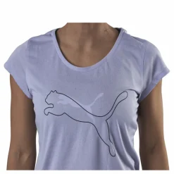 Puma Performance Heather Cat Tee Purple* T-Shirts|Träning