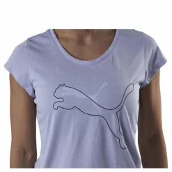 Puma Performance Heather Cat Tee Purple* T-Shirts|Träning