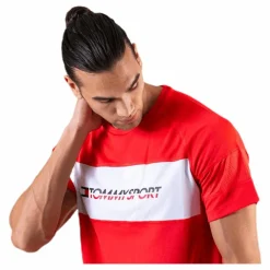 Tommy Hilfiger Sport Performance Mesh Tee Red* T-Shirts|Träning