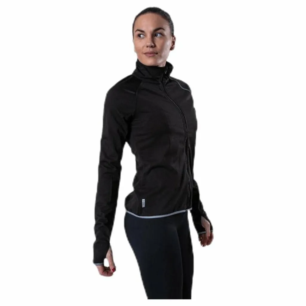 Only Play Performance Run Brushed Ls Zip Black* Löpning|Tröjor