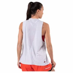 Tommy Hilfiger Sport Performance Tank Top Logo Grey* Linnen|Träning