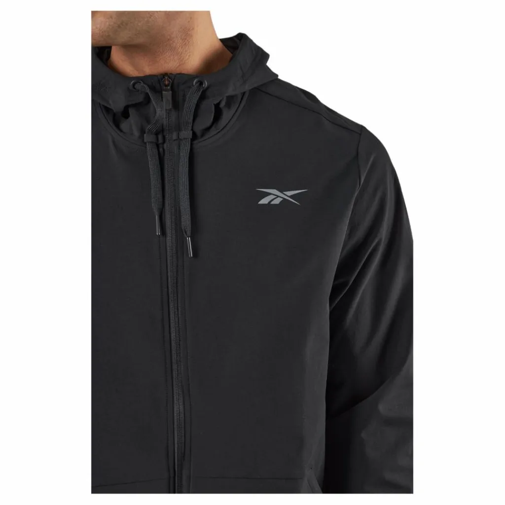 Reebok Performance Woven Zip-Up Jacket Black* Jackor|Träning