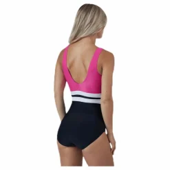 Abecita Piquant Swimsuit Pink/Black* Simning|Badkläder