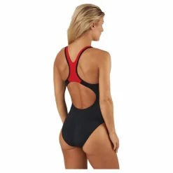 Speedo Placement Laneback Black/red* Simning|Badkläder