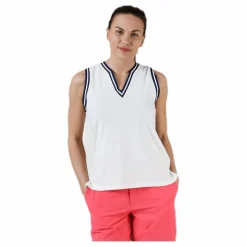 Nike Polo SL KT Burnout White/Beige* Golf|Linnen