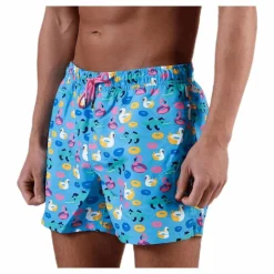 Happy Socks Pool Party Swim Shorts Blue* Simning|Badkläder