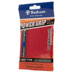 Toalson Power Grip 3P Red* Racket Och Bollar|Racketsporter