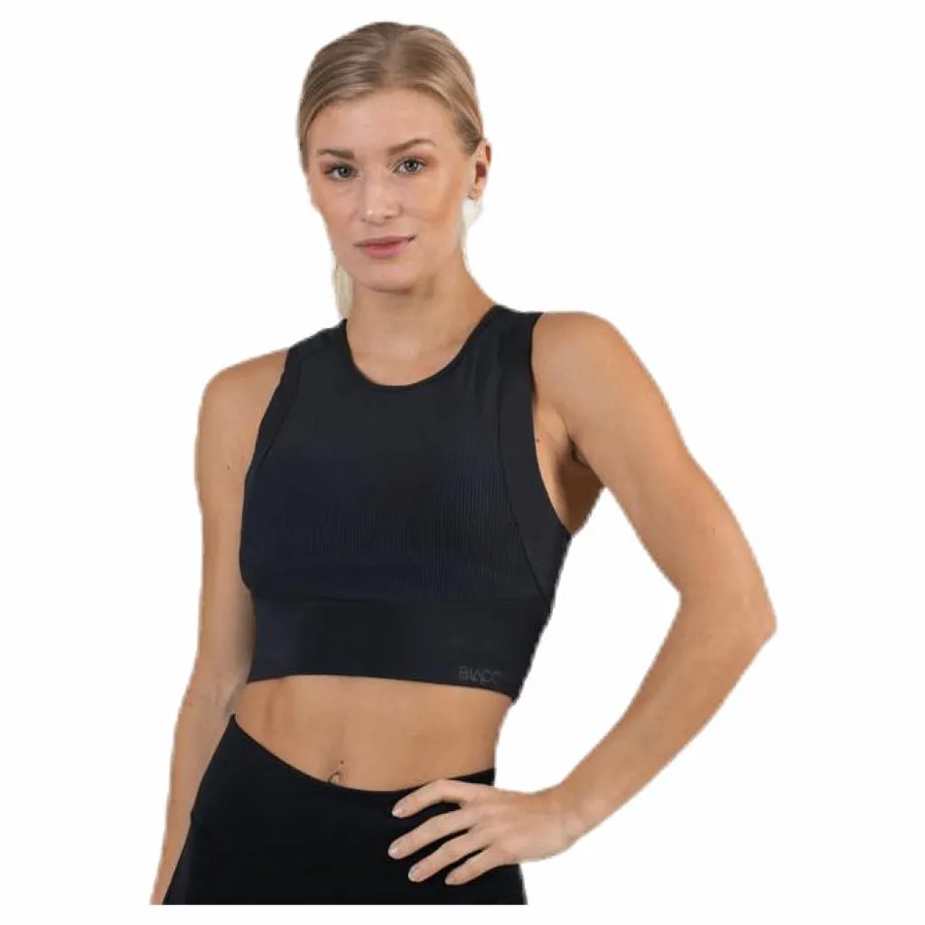 BLACC Prana Rib Top Black* Yoga|Sport-Bh:Ar