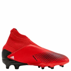 adidas Predator 20.3 Firm Ground Boots Active Red / Cloud White / Core Black*Barn Fotboll|Fotbollsskor