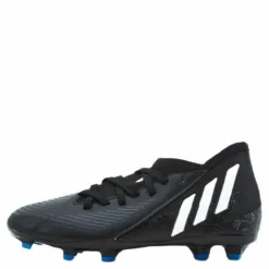 adidas Predator Edge.3 Firm Ground Boots Core Black / Cloud White / Vivid Red*Barn Fotboll|Fotbollsskor