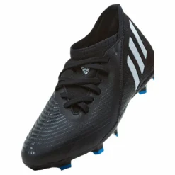 adidas Predator Edge.3 Firm Ground Boots Core Black / Cloud White / Vivid Red*Barn Fotboll|Fotbollsskor