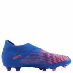 adidas Predator Edge.3 Laceless Firm Ground Boots Hi-Res Blue / Turbo / Hi-Res Blue*Barn Fotboll|Fotbollsskor