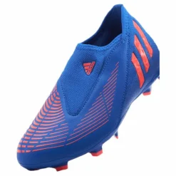 adidas Predator Edge.3 Laceless Firm Ground Boots Hi-Res Blue / Turbo / Hi-Res Blue*Barn Fotboll|Fotbollsskor