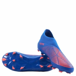 adidas Predator Edge.3 Laceless Firm Ground Boots Hi-Res Blue / Turbo / Hi-Res Blue*Barn Fotboll|Fotbollsskor