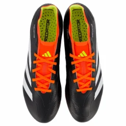 adidas Predator League Firm Ground Football Boots Core Black / Cloud White / Solar Red* Fotboll|Fotbollsskor