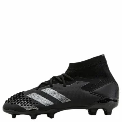 adidas Predator Mutator 20.1 Firm Ground Boots Core Black / Core Black / Silver Metallic*Barn Fotboll|Fotbollsskor