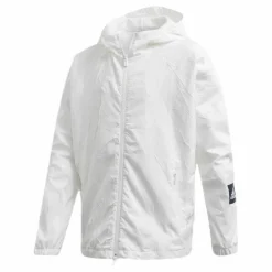 adidas Prime Blue Recycled Wind Jacket White*Barn Jackor|Träning