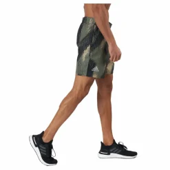 adidas Tennis Printed Short 7 Inch P.blue 000/brown* Racketsporter|Shorts