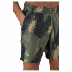 adidas Tennis Printed Short 7 Inch P.blue 000/brown* Racketsporter|Shorts