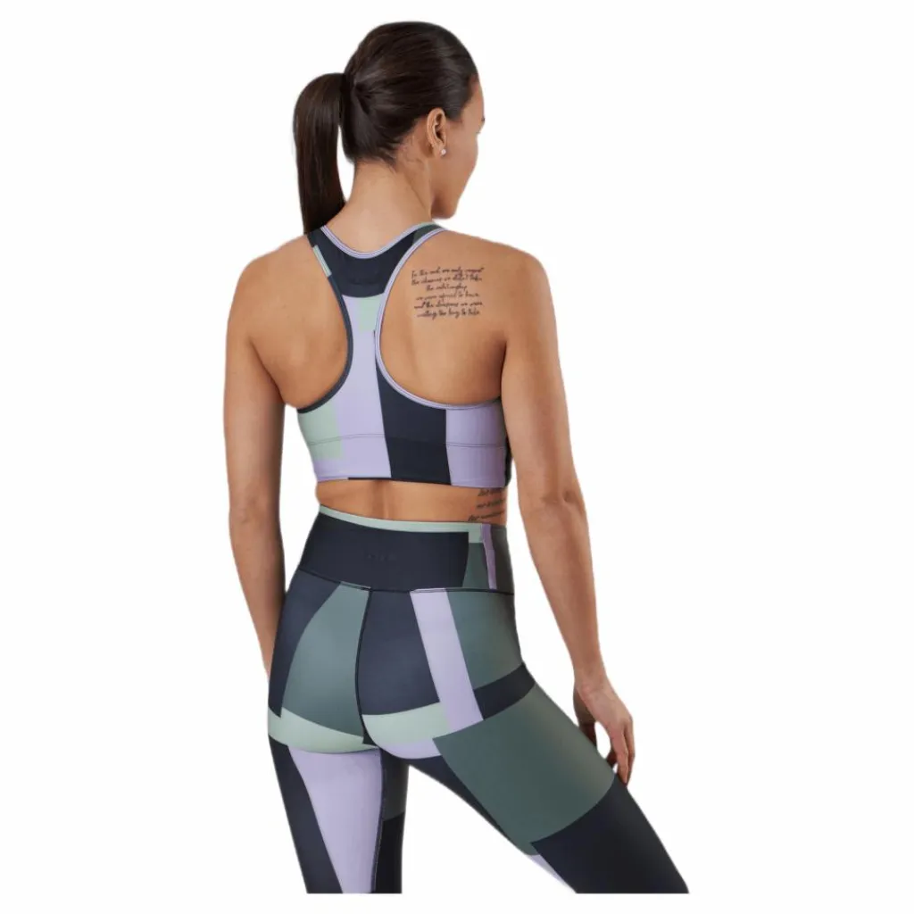 Casall Printed Sport Top Green* Sport-Bh:Ar|Träning