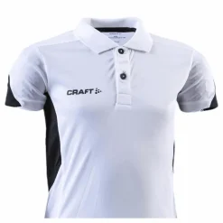 Craft Pro Control Impact Polo White*Barn T-Shirts|Racketsporter