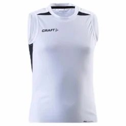Craft Pro Control SL White*Barn T-Shirts|Racketsporter