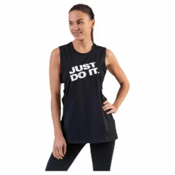 Nike Pro Marble Grx Loose Tank White/Black* Linnen|Träning