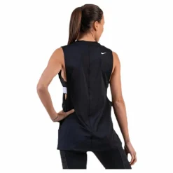 Nike Pro Marble Grx Loose Tank White/Black* Linnen|Träning