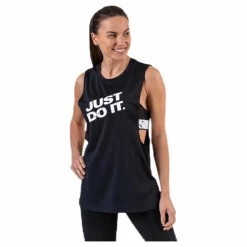 Nike Pro Marble Grx Loose Tank White/Black* Linnen|Träning