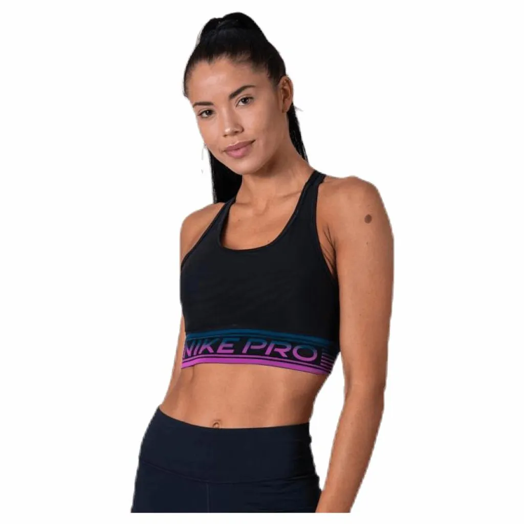 Nike Pro Medium Pad Mesh Bra Black* Löpning|Träning