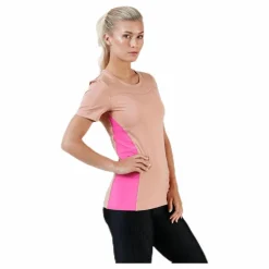 Nike Pro Short-Sleeve Top Pink/White* T-Shirts|Träning