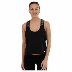 Nike Pro Tank Crossover White/Black* Träning|Linnen