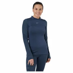 Nike Pro Therma-fit Adv Women's Lon Thunder Blue/metallic Silver* Tröjor|Träning