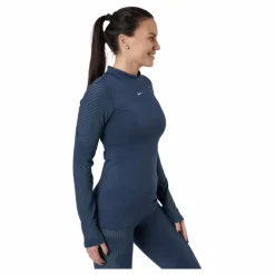 Nike Pro Therma-fit Adv Women's Lon Thunder Blue/metallic Silver* Tröjor|Träning