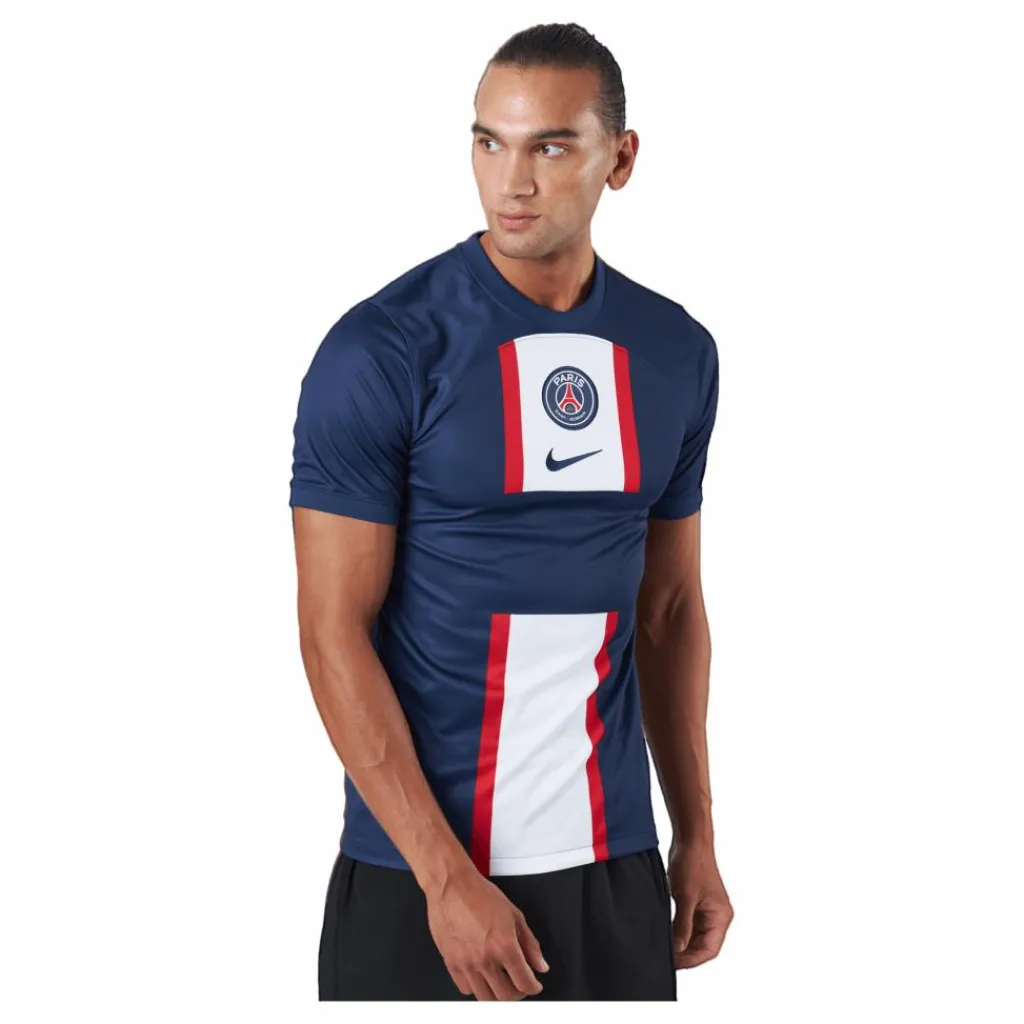 Nike Psg M Nk Df Stad Jsy Ss Hm Midnight Navy/white/midnight N* T-Shirts|Träning