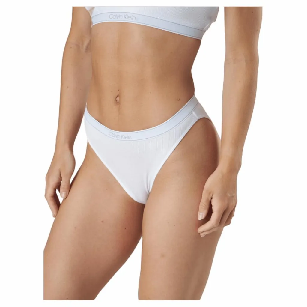Calvin Klein Pure Fashion Cheeky Bikini Brief White* Simning|Badkläder