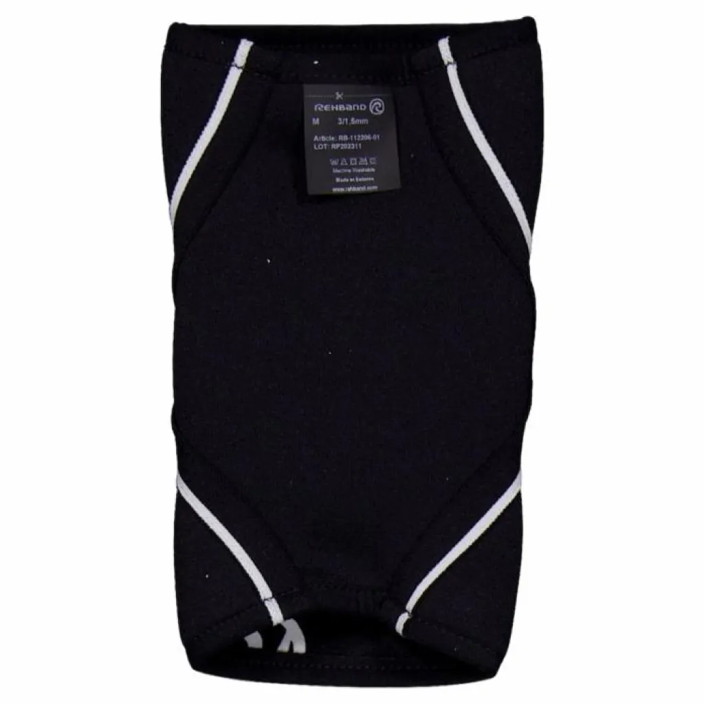 Rehband Qd Elbow Sleeve 3mm Black* Löpning|Hjälmar Och Skydd