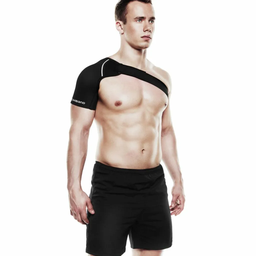 Rehband Qd Shoulder Support Left 3mm Black* Hjälmar Och Skydd|Träning